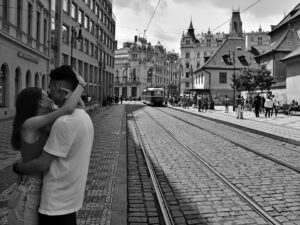 [181] Esperando al tranvía Antonio Odriozola Romillo