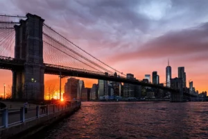 [436] Atardecer en manhattan Roberto Linares García