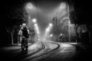 [084] Ciclista en movimiento Angel lopez