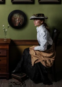 [141] Recreación William Orpen, The Mirror, Victoriano Murillo Lopez compressed